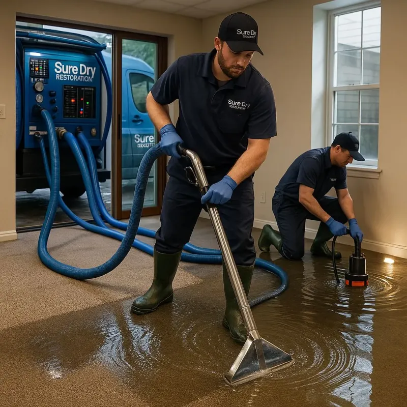 Water Extraction and Removal process in Colleyville, TX